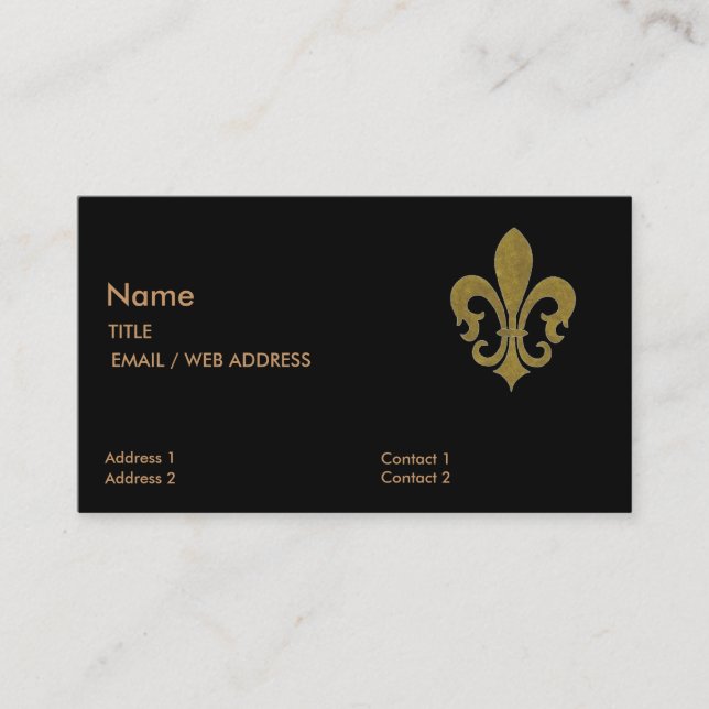 CARTES DE VISITE PERSONNALISABLES (Devant)