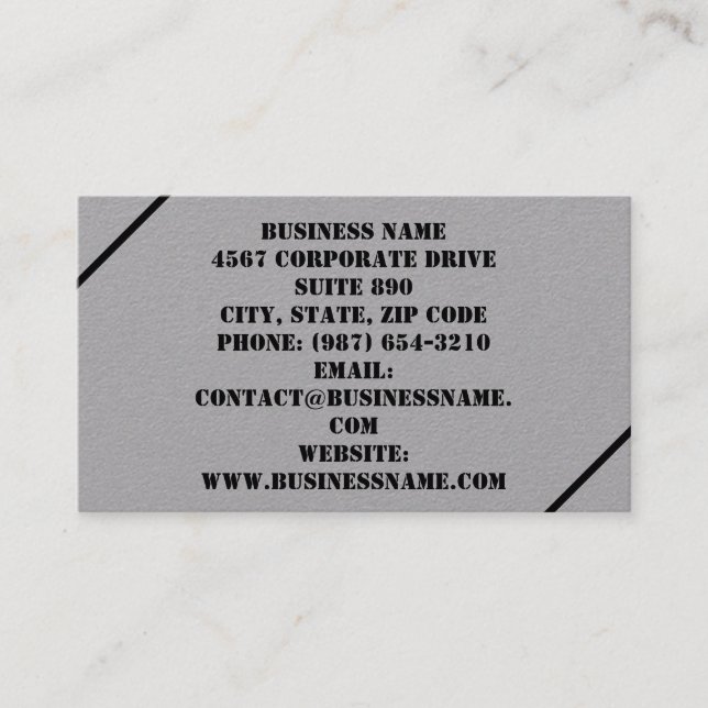 Cartes de visite personnalisables (Devant)