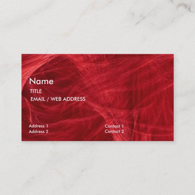 CARTES DE VISITE PERSONNALISABLES (Devant)