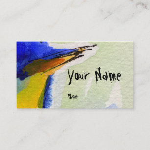 Cartes de visite personnalisables # 9917 F par Gin
