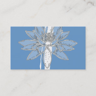 Cartes de visite personnalisables d'art de Lotus