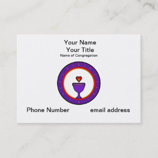 Cartes de visite personnalisables de calice