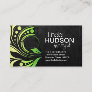 Cartes de visite personnalisables de coiffeur