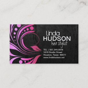 Cartes de visite personnalisables de coiffeur