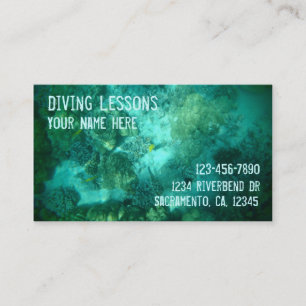 Cartes de visite personnalisables de leçon de