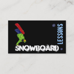 Cartes de visite personnalisables de leçon de surf