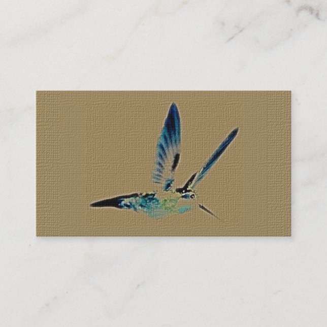 Cartes de visite personnalisables Hummingbird King (Devant)