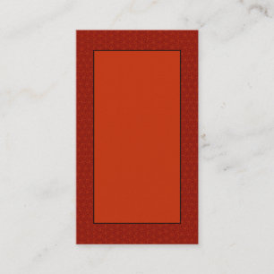 Cartes de visite personnalisables Red Classic