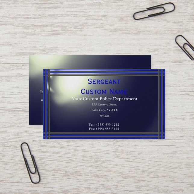 Cartes de visite personnalisées exceptionnelles Th (Devant/Arrière en situation)