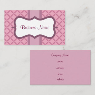 Cartes de visite personnalisées Lavande Lilas Prun