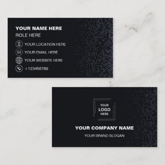 Cartes de visite personnalisées Logo Réseau