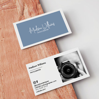 Cartes de visite personnalisées minimalistes éléga