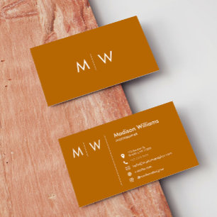 Cartes de visite personnalisées minimalistes éléga