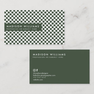 Cartes de visite personnalisées minimalistes éléga