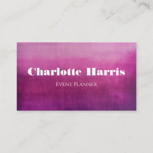 Cartes de visite personnalisées modernes rose aqua