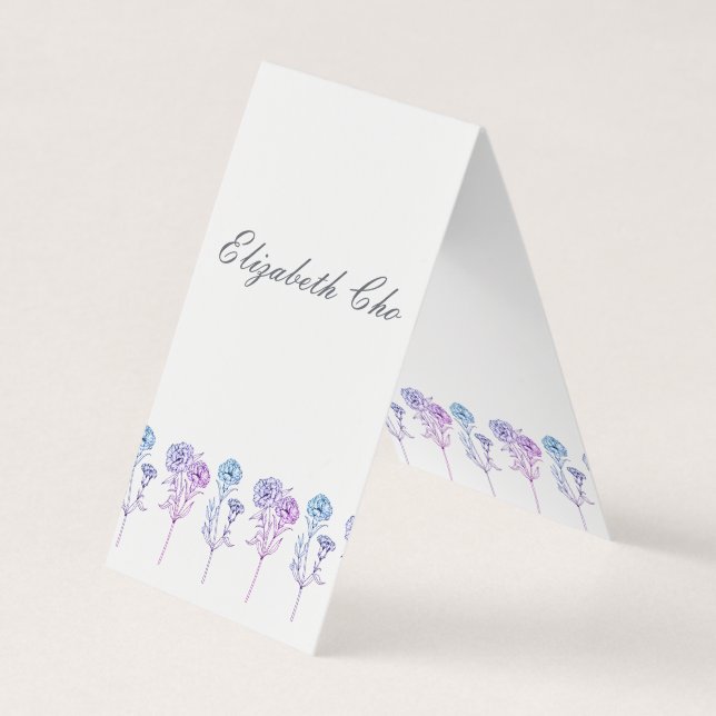 Cartes de visite personnalisés (Devant)