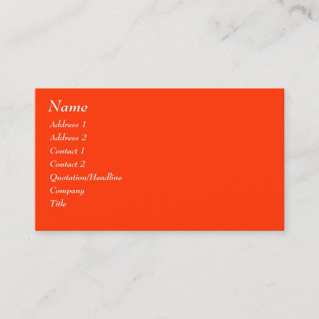 CARTES DE VISITE personnalisés AVSAR (Devant)