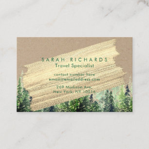 Cartes de visite personnalisés de paysage de
