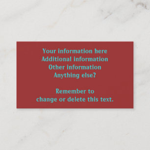 Cartes de visite personnalisés de symétrie sud-oue