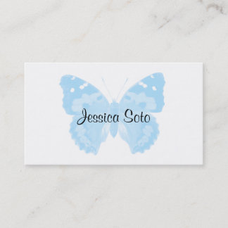 Cartes de visite personnalisés par papillon de