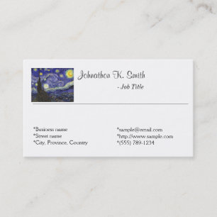 Cartes de visite personnelles simples d'art raffin