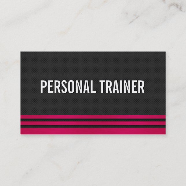 Cartes de visite personnels audacieux de forme (Devant)