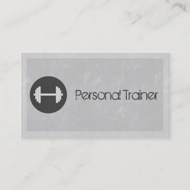 Cartes de visite personnels de forme physique (Devant)