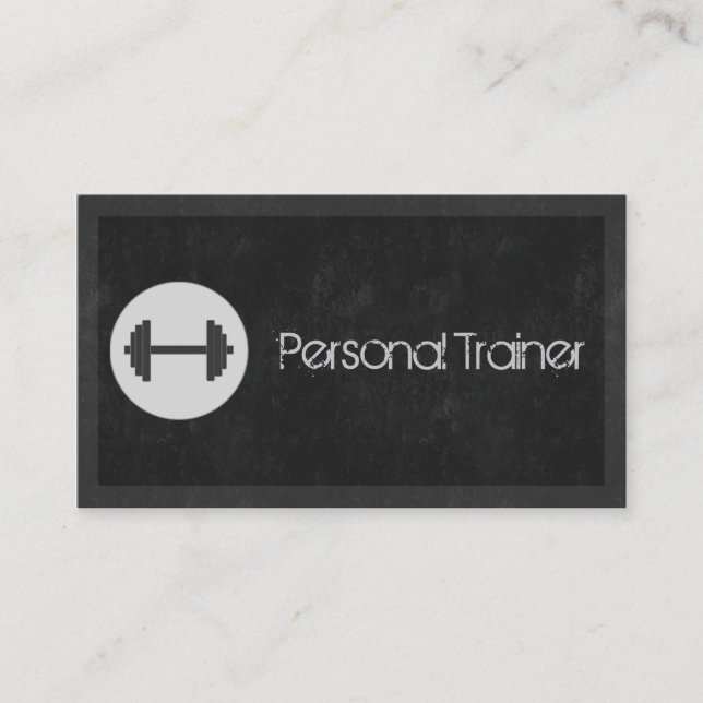 Cartes de visite personnels de forme physique (Devant)