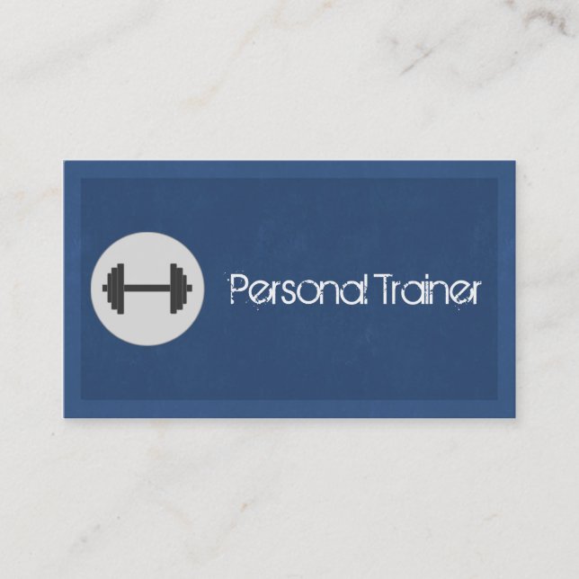 Cartes de visite personnels de forme physique (Devant)