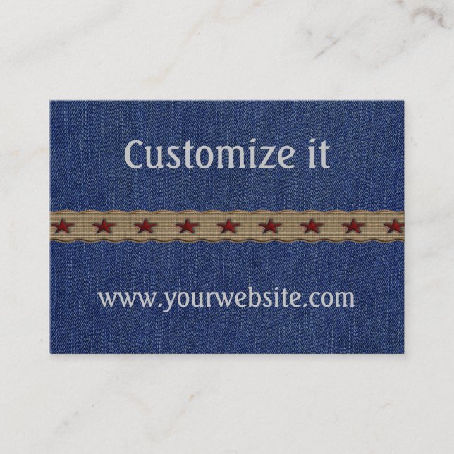 Cartes de visite personnels occidentaux faits sur (Devant)