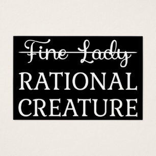 Cartes De Visite Persuasion Jane Austen - Créature Rationnelle I
