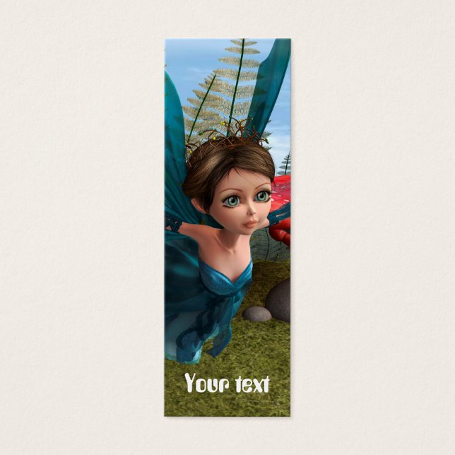 Cartes De Visite Petit papillon fée volant (Devant)