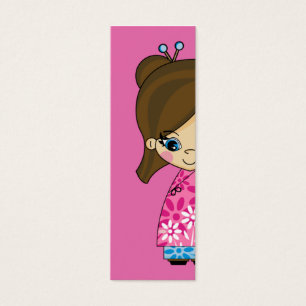 Cartes De Visite Petit repère de fille de geisha