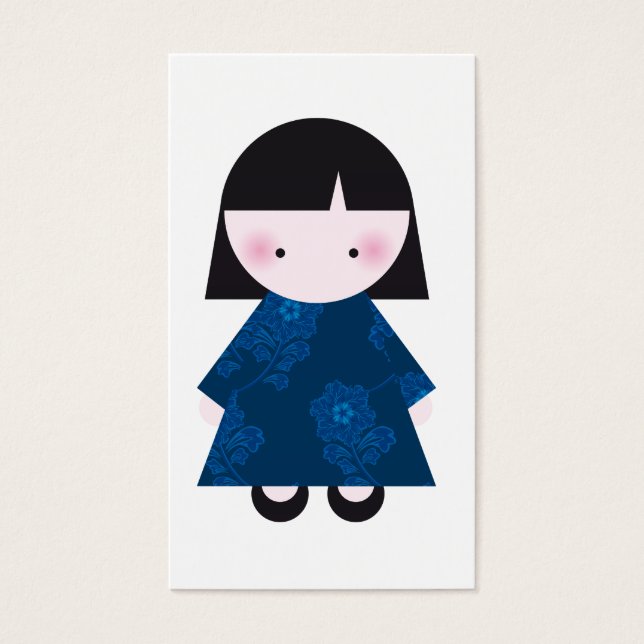 Cartes De Visite Petite fille chinoise (Devant)
