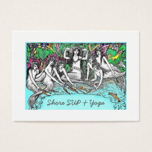 Cartes De Visite PETITE GORGÉE et yoga de rivage