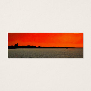 Cartes De Visite Phare du nord d'Île de Block à la peinture de