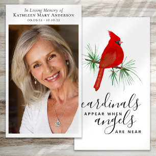 Cartes De Visite Photo Cardinal Memorial Card