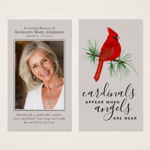 Cartes De Visite Photo Cardinal Memorial Card