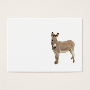Cartes De Visite Photo de Burro à Donkey Cute