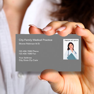 Cartes de visite photo Médicales