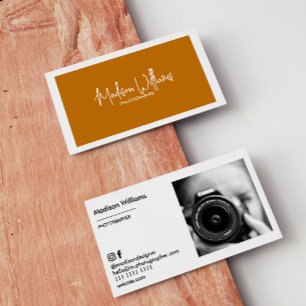 Cartes de visite photo personnalisés minimes