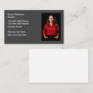 Cartes de visite photo professionnels