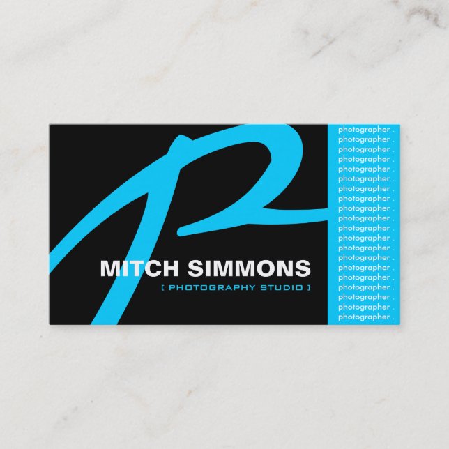 Cartes de visite photographes de monogramme (Devant)