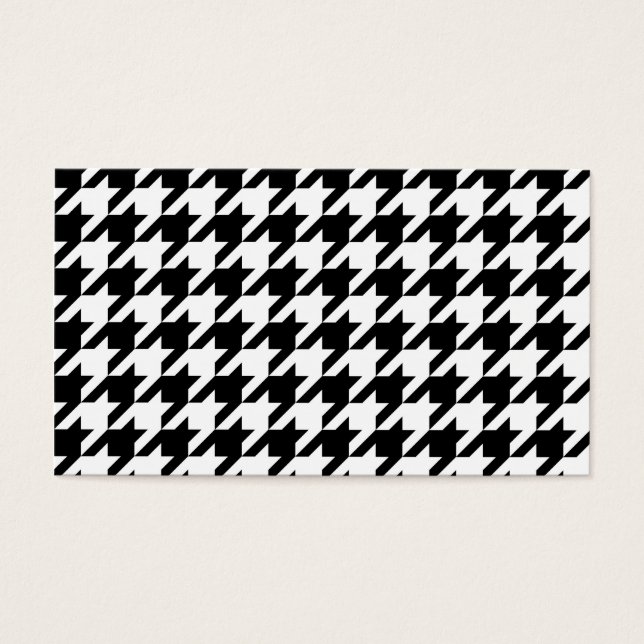 Cartes De Visite Pied de fond noir et blanc (Devant)
