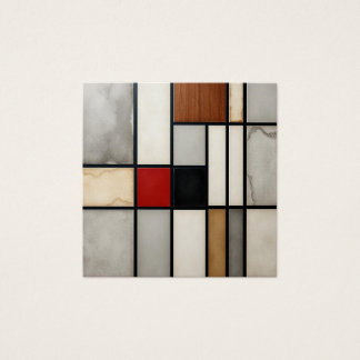 Cartes De Visite Piet Mondrian Vintage