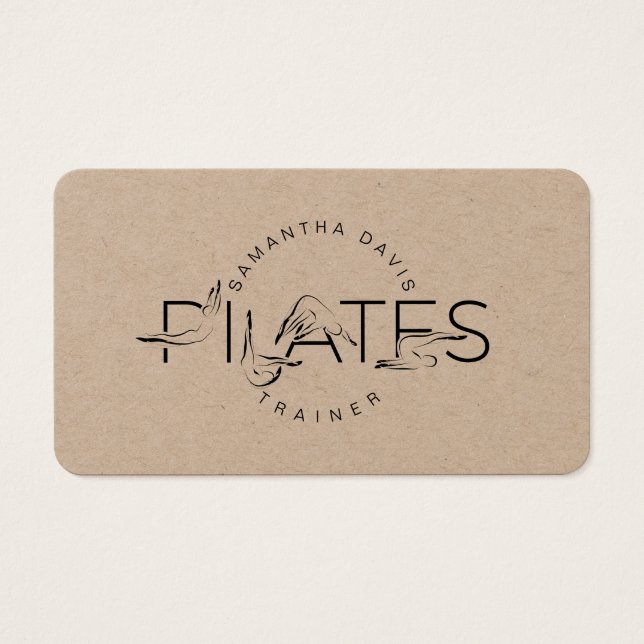 Cartes De Visite Pilates Instructor Pilates Business Card (Devant)