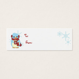 Cartes De Visite Pingouins autour