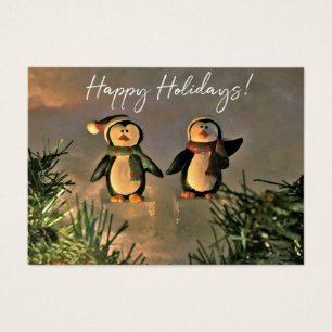 Cartes De Visite Pingouins de vacances