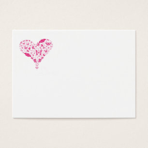 Cartes De Visite pink heart