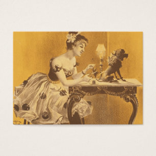 Cartes De Visite PIQUEZ-le femme